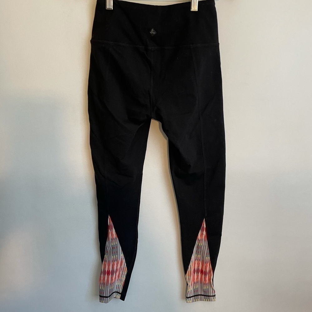 Prana Costas Legging crop aztec mesh panel Small